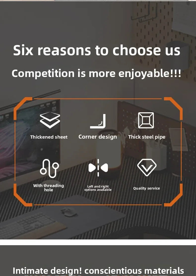 Computer desk Home corner table Study table Office writing desk E-sports - Buy online at  Vibe In Cart.