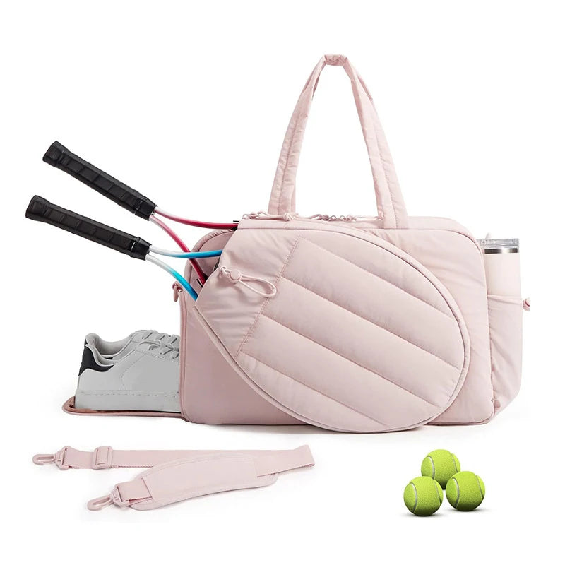 Tennis Badminton Rackets Bag Large Storage Outdoor Travel Sports Training Commuting Shoulder Bags Pickleball Paddle Handbag - Buy online at  Vibe In Cart.
