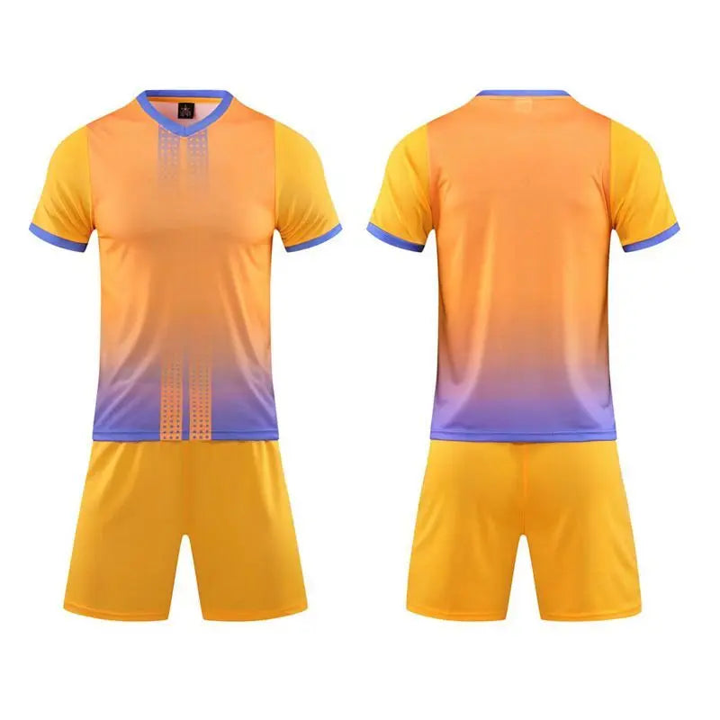 Unisex Polyester Spandex Soccer Jersey And Shorts Set