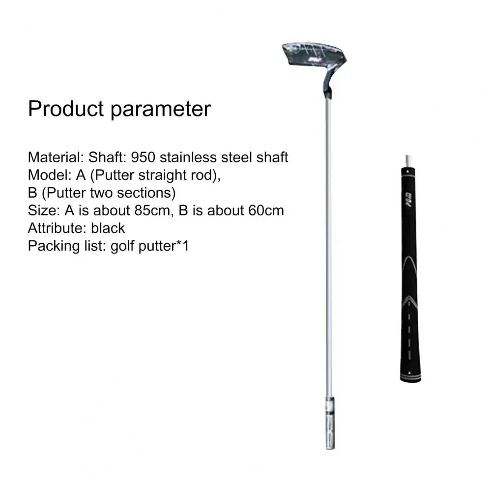 Men's Right-Handed Titanium Golf Putter for Beginner Practice