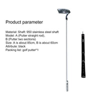 Men's Right-Handed Titanium Golf Putter for Beginner Practice