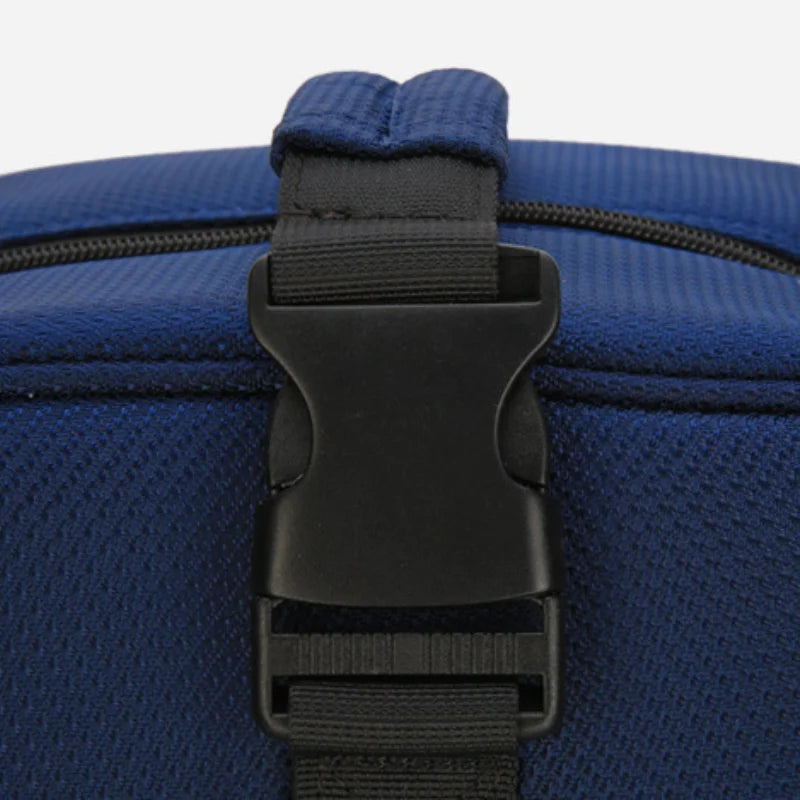 Nylon Golf Bag with Wheels for Aviation, Black and Gray