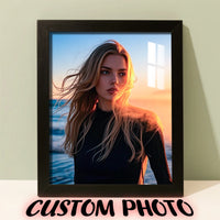 1pc custom Image photo frame,customized your Image picture frames for gift,Multiple size options,wall art,room decoration - Buy online at  Vibe In Cart.