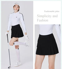 Blktee New Golf Skirt Women's Elastic Waist Sports Skirts Ladies Pleated Pockets Short Skort High Waist Tennis Golf Culottes - Buy online at  Vibe In Cart.