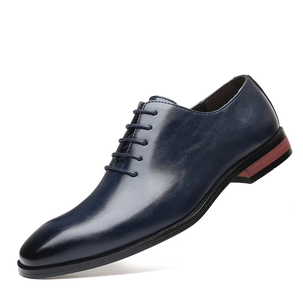 Men's Business Formal Leather Shoes Fashionable and Trendy Single Shoe With Lace up Durable and Versatile Classic - Buy online at  Vibe In Cart.