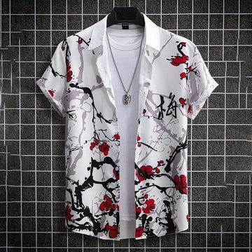 Summer 3D Graffiti Blossom Printed Shirts For Men Children Fashion Streetwear Long Sleeve T Shirt Unisex Hawaiian Shirts Blouses - Buy online at  Vibe In Cart.