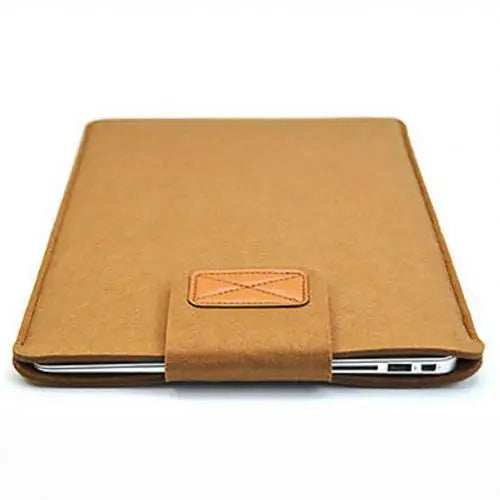 Wool Felt Slim Laptop Sleeve for 11-15 Inch Devices, Solid Color