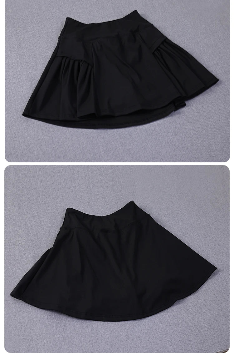 Sports short skirt; pseudo two-piece running skirt for women; summer badminton suit; quick-drying breathable tennis skirt; yoga - Buy online at  Vibe In Cart.