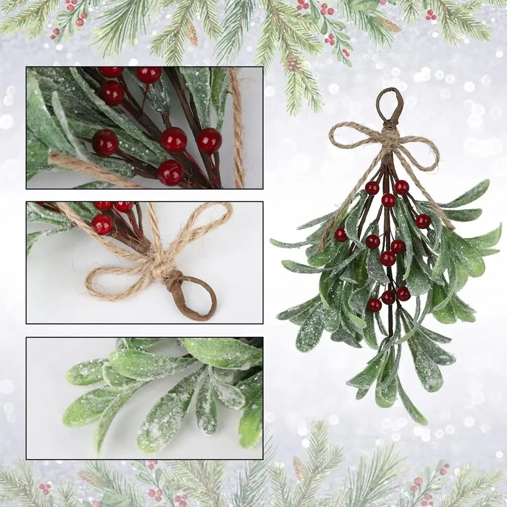 Christmas Pendant Artificial Mistletoe Winter Household Decoration Plant Party Garden Arrangement Artificial Plants Ornament ﻿ - Buy online at  Vibe In Cart.