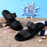Summer New Men's Sandals Genuine Leather Luxury Beach Sandals Men Outdoor Mens Shoes Breathable Male Slippers Casual Footwear - Buy online at  Vibe In Cart.