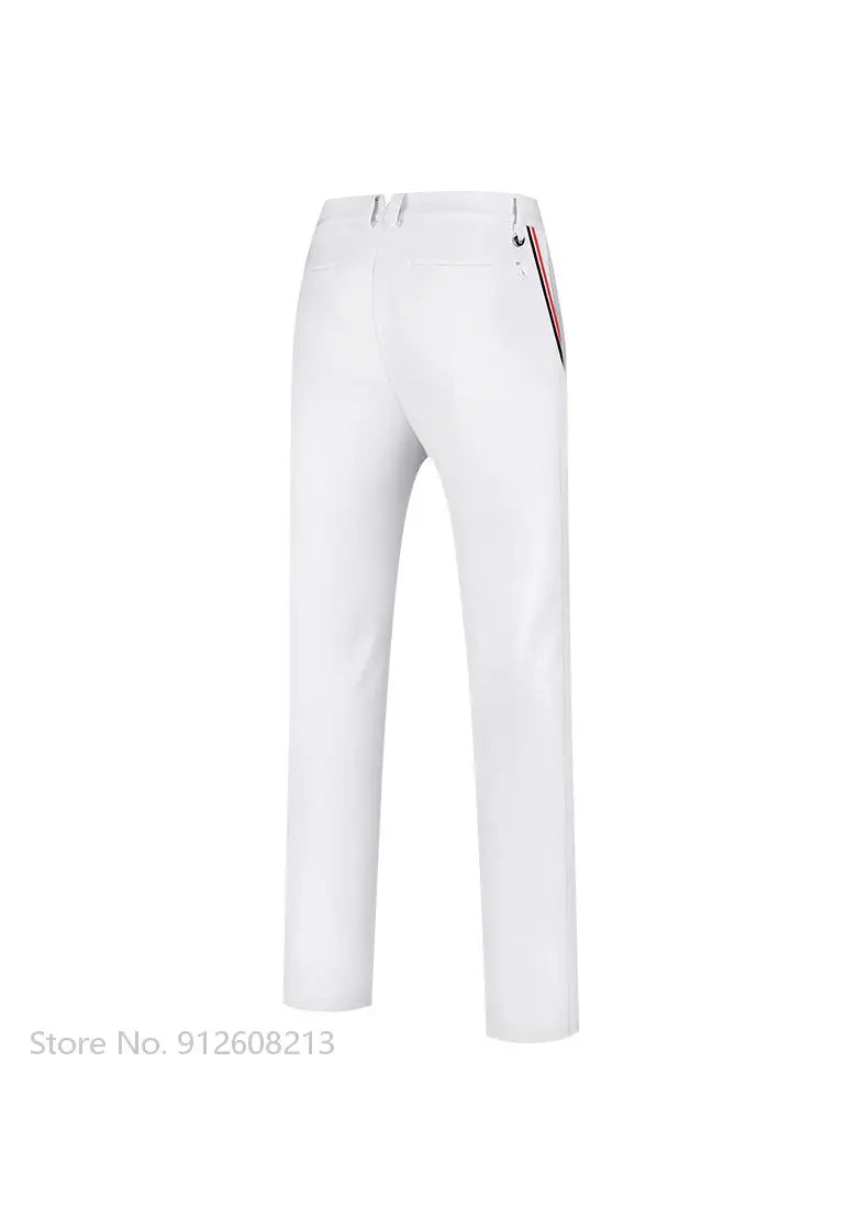 Men's Waterproof Fleece Winter Pants Straight Fit