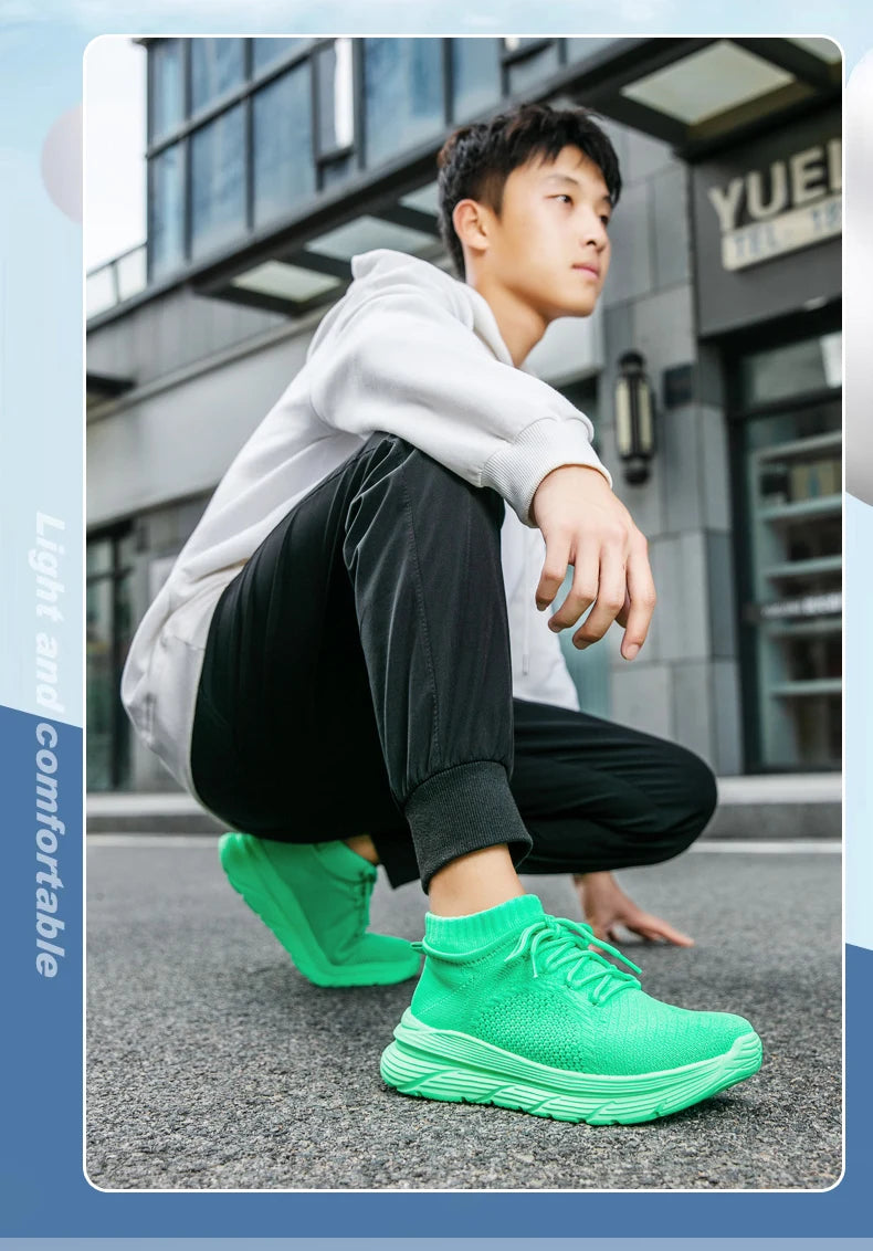 High Quality Men's Sneakers Mesh Casual Shoes Autumn 2024 New Breathable Men Shoes Tennis Male Flat Shoe Zapatillas Hombre - Buy online at  Vibe In Cart.