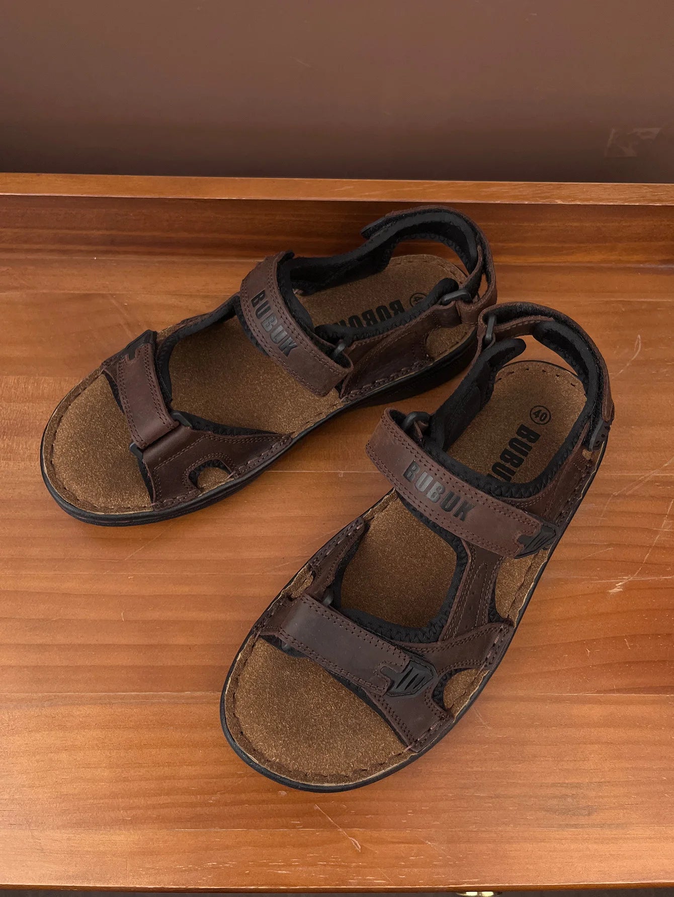 First-Layer Cowhide Men's Sports Sandals, Open-Toe Outdoor Non-Slip Sandals, Casual Men's Shoes, Outdoor Fashion Beach Shoes, Li - Buy online at  Vibe In Cart.
