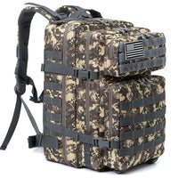 Outdoor Tactical Backpack for Men 45L Polyester with Molle