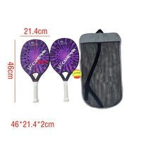 2x Beach Tennis Rackets Anti Slip Sweat Resistant Grip Portable Carbon Fiber - Buy online at  Vibe In Cart.