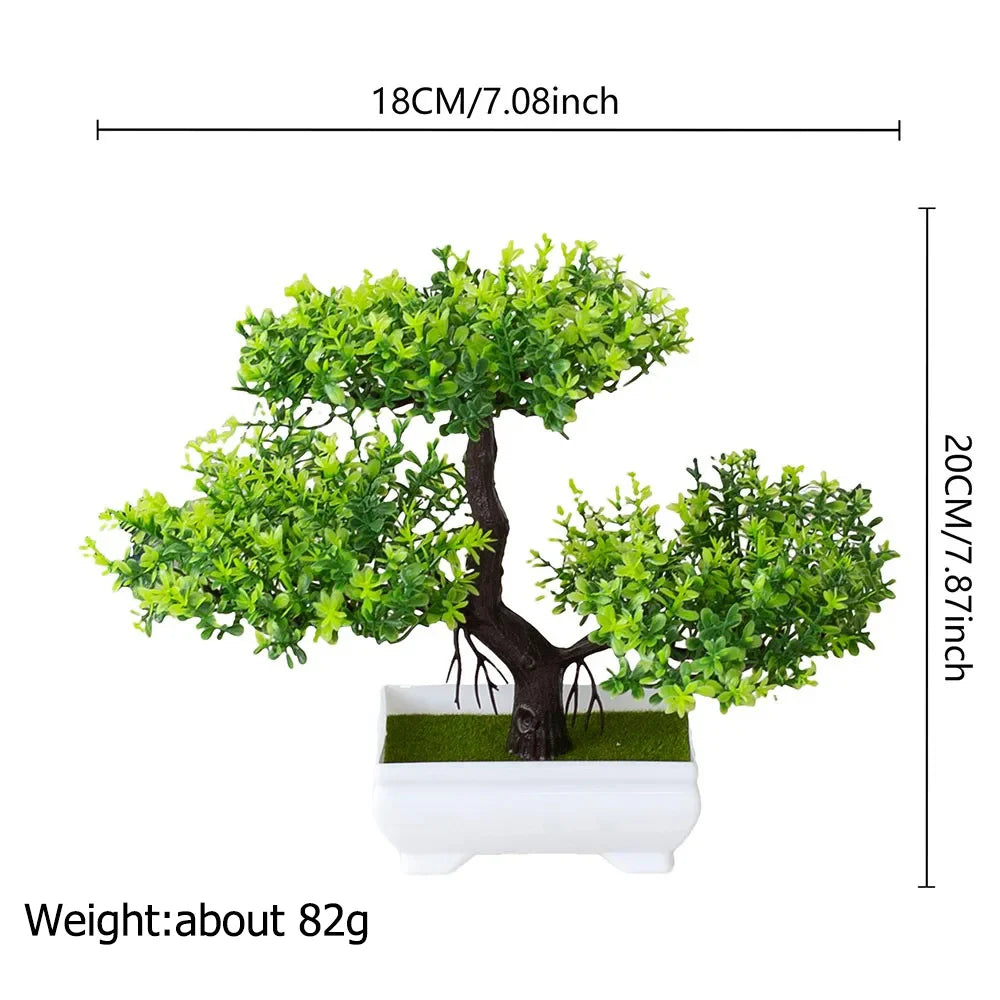 Artificial Plants Decoration Potted Bonsai Small Tree Pot Fake Plant Potted zen garden Ornaments Table Home Room Decoration - Buy online at  Vibe In Cart.
