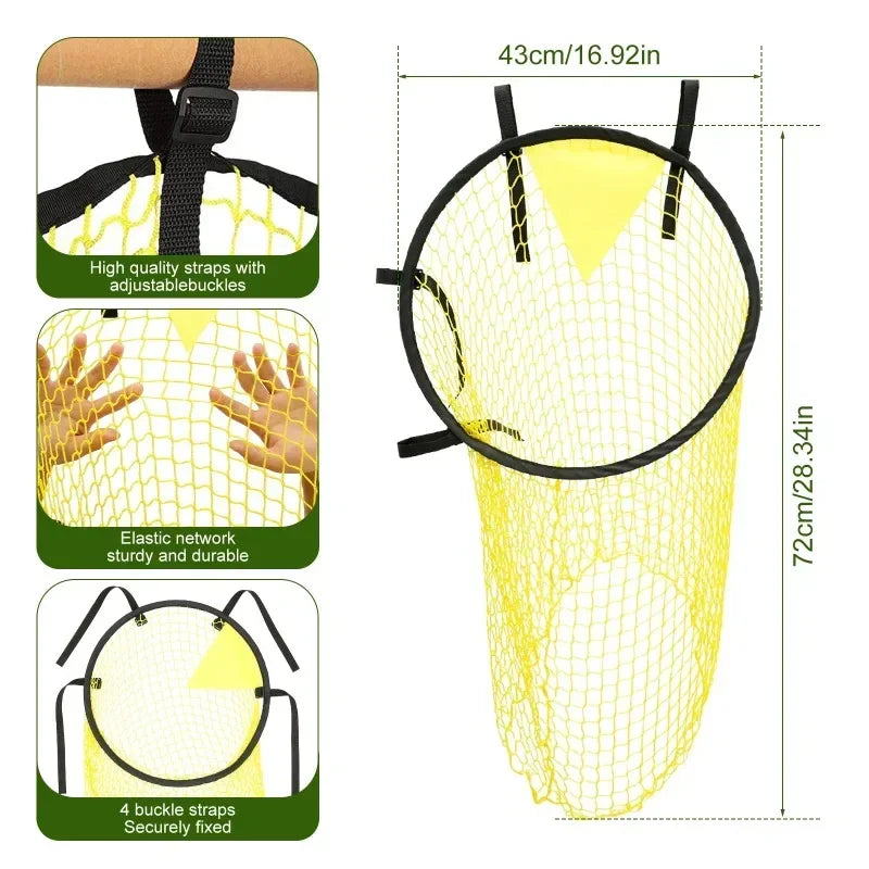 Football Target Net Foldable Football Training Net Easy to Attach and Detach Soccer Goal for Football Training Practice 17x28in - Buy online at  Vibe In Cart.