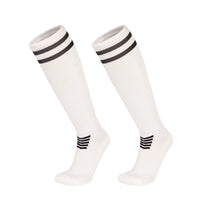 Polyester Knee High Breathable Soccer Socks for Adults and Kids