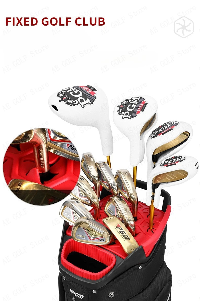 Travel Golf Bag with Fixed Club Holder, Nylon Material