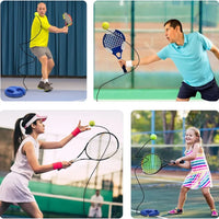1set Improve Your Tennis Skills Anywhere With Rebound Balls And Elastic Rope Base - Perfect For Indoor And Outdoor Training - Buy online at  Vibe In Cart.
