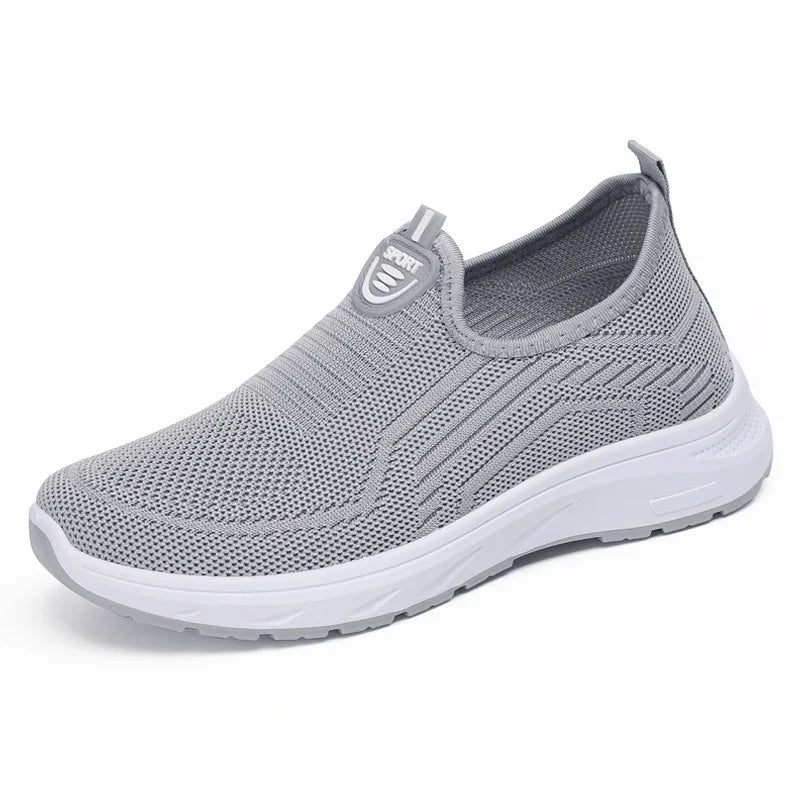 Women's Mesh Breathable Casual Shoes Large Size Soft Sole Slip-On