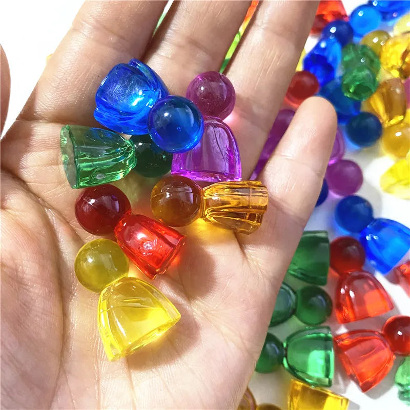 10pcs 24*16*12mm Games Markers Acrylic Colorful Humanoid Chess Pieces For Game Card Accessories - Buy online at  Vibe In Cart.