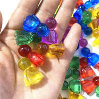 10pcs 24*16*12mm Games Markers Acrylic Colorful Humanoid Chess Pieces For Game Card Accessories - Buy online at  Vibe In Cart.