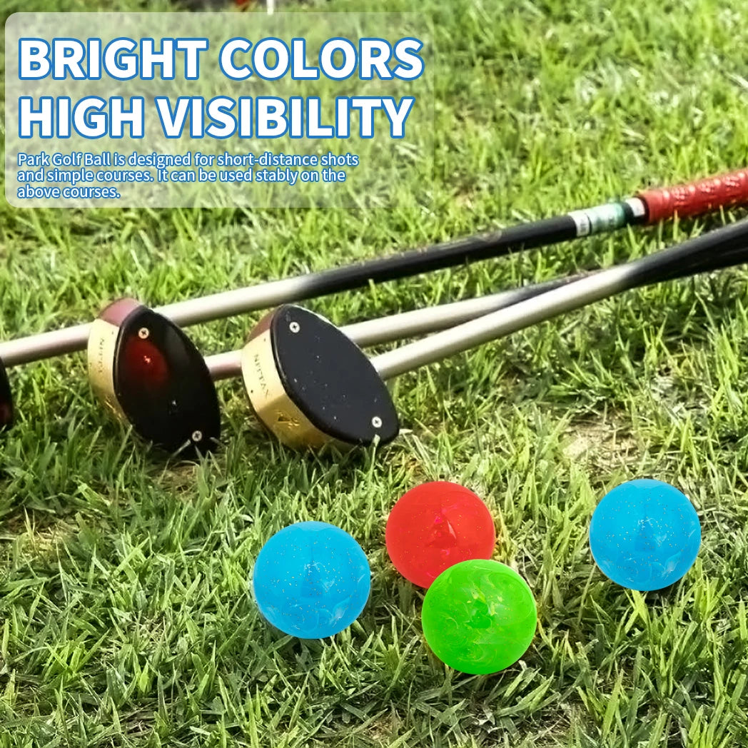 Caiton Park Golf Ball 60mm – Fluid Art Design (Red/Blue/Green) | 4-Layer Durable Core for Korean Courses & Indoor Practice - Buy online at  Vibe In Cart.