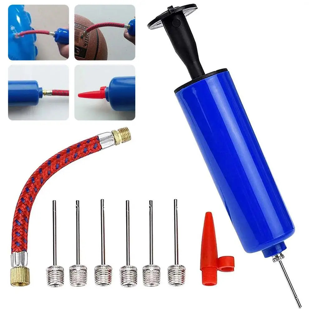 10Pcs/Set Portable Mini Hand Air Balls Pump Inflator Inflatable Kit with Needle for Soccer Basketball Football Volleyball Balls - Buy online at  Vibe In Cart.