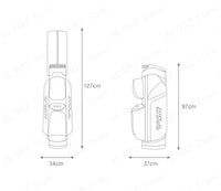 Golf Bag Large Capacity Travel Waterproof Multi-Function Anti-Collision
