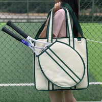 Large Waterproof Tennis Racket Bag Shoulder Backpack Pickleball Gear Sports Bag - Equipment Carrier for Racquet Storage - Buy online at  Vibe In Cart.