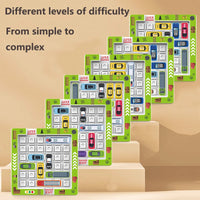 Children's educational puzzle game for logical thinking and concentration, parking lot with moving vehicles and maze toys - Buy online at  Vibe In Cart.