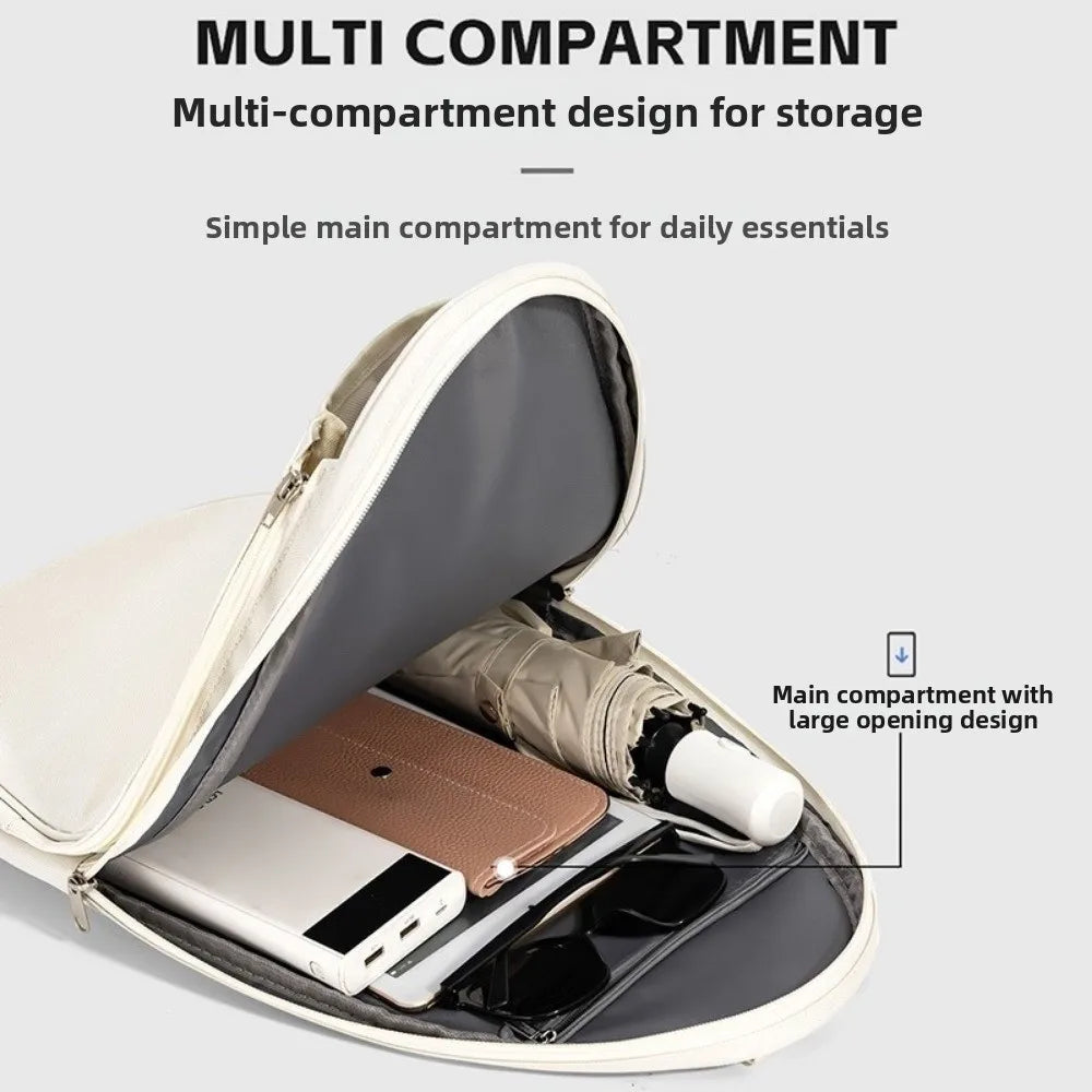 Large Capacity Tennis Backpack Waterproof Lightweight Pickleball Backpack Solid Color Zipper Closure Racquet Bag Tennis Match - Buy online at  Vibe In Cart.