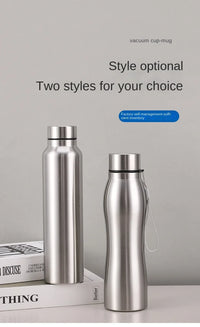 High Quality 1000ml Stainless Steel Sport Water Bottle Single-layer Rugged Water Cup Metal Flask Drinkware Camping Sports Gym - Buy online at  Vibe In Cart.