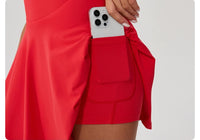 Tennis Dress For Women with Pockets Golf Skirts Anti Shorts Yoga Suit Badminton Clothing Activewear - Buy online at  Vibe In Cart.