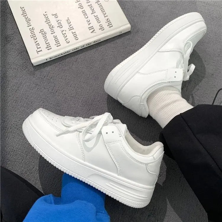 Tennis Sneakers Woman Spring Autumn Sports Board Shoes Fashion Comfort Colorful Casual Academy Style Little White Shoes Female - Buy online at  Vibe In Cart.