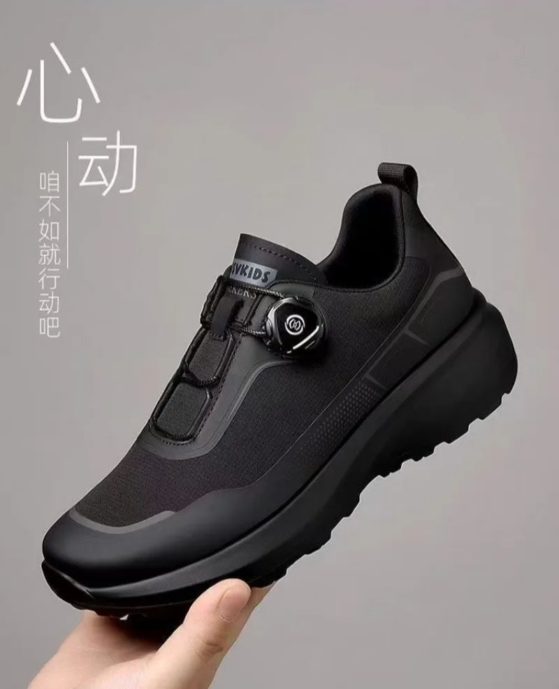 Original New Men Rotating-button Driving Sneakers Platform Casual Walking Shoes Outdoor Wear-resistant Running Sports Shoes Plus - Buy online at  Vibe In Cart.