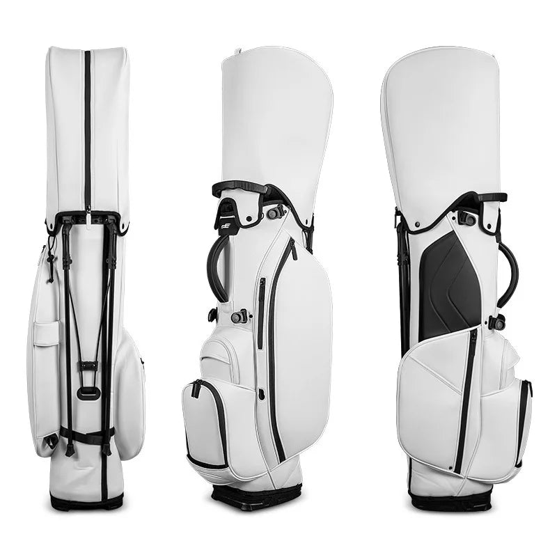 PLAYEAGLE Golf Stand Bag with Stand Lightweight Golf Bag for Men Multifunction PU Leather Golf Rack Bag - Buy online at  Vibe In Cart.