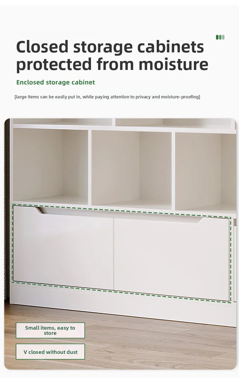 Lockers Household Simple Multi-grid Storage Organizing Cabinet Living  Display Cabinet Simple Bookshelf Multi-layer Shelf - Buy online at  Vibe In Cart.