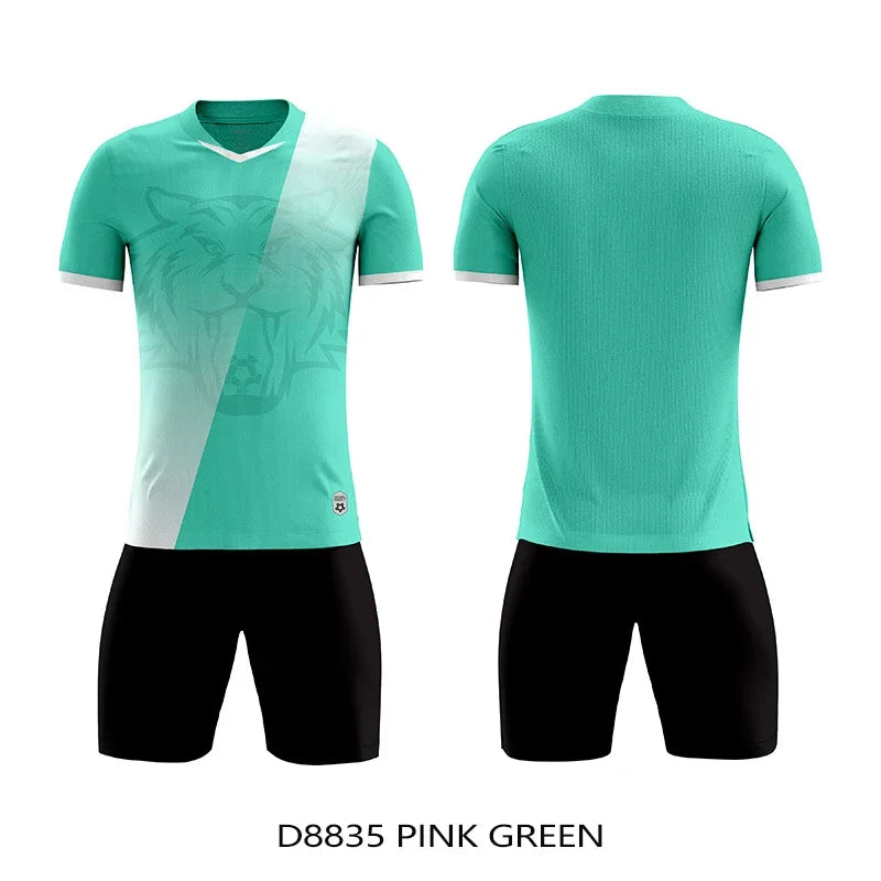 Unisex Soccer Uniform Jersey and Shorts Set for Futsal Training