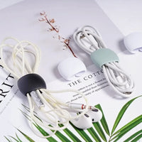 Silicone Adhesive Cable Clips for Wire Management, 3x2.3cm, 5-20 Pack