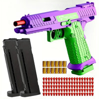 2011/M92 Tactical Shell Ejceting Toy Gun Continuous Firing EVA Soft Bullet Outdoor CS Shooting Pistol Children's Birthday Gift - Buy online at  Vibe In Cart.
