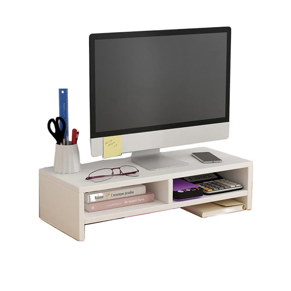 Wooden Laptop Stand with Stable Base and Eyesight Protection