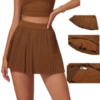 Women's fashion 2-in-1 golf tennis skirt pleated fitness suit with inner pocket, women's sexy style - Buy online at  Vibe In Cart.