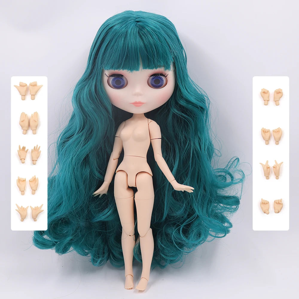 1/6 Scale 30CM ABS Articulated BJD Doll with Extra Hands and Natural Shiny Face for Girls