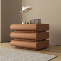 Modern Morocco Nightstand with Drawers and Storage