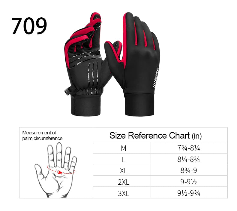 INBIKE Cycling Gloves for Men Women Warm Fleece Winter Biking Glove for Riding Bicycle Gloves Waterproof Touchscreen Accessories - Buy online at  Vibe In Cart.