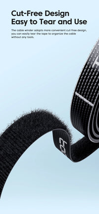 5m Nylon Tearable Cable Management Organizer, 10mm Width