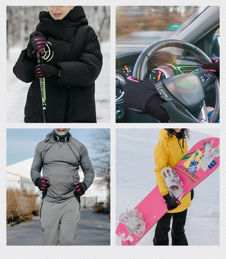 INBIKE Winter Cycling Gloves for Men Women Warm Fleece Biking Glove for Riding Bicycle Gloves Waterproof Touchscreen Accessories - Buy online at  Vibe In Cart.