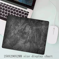 XXL Gray Rubber Mouse Pad With Stitched Edges For Gaming